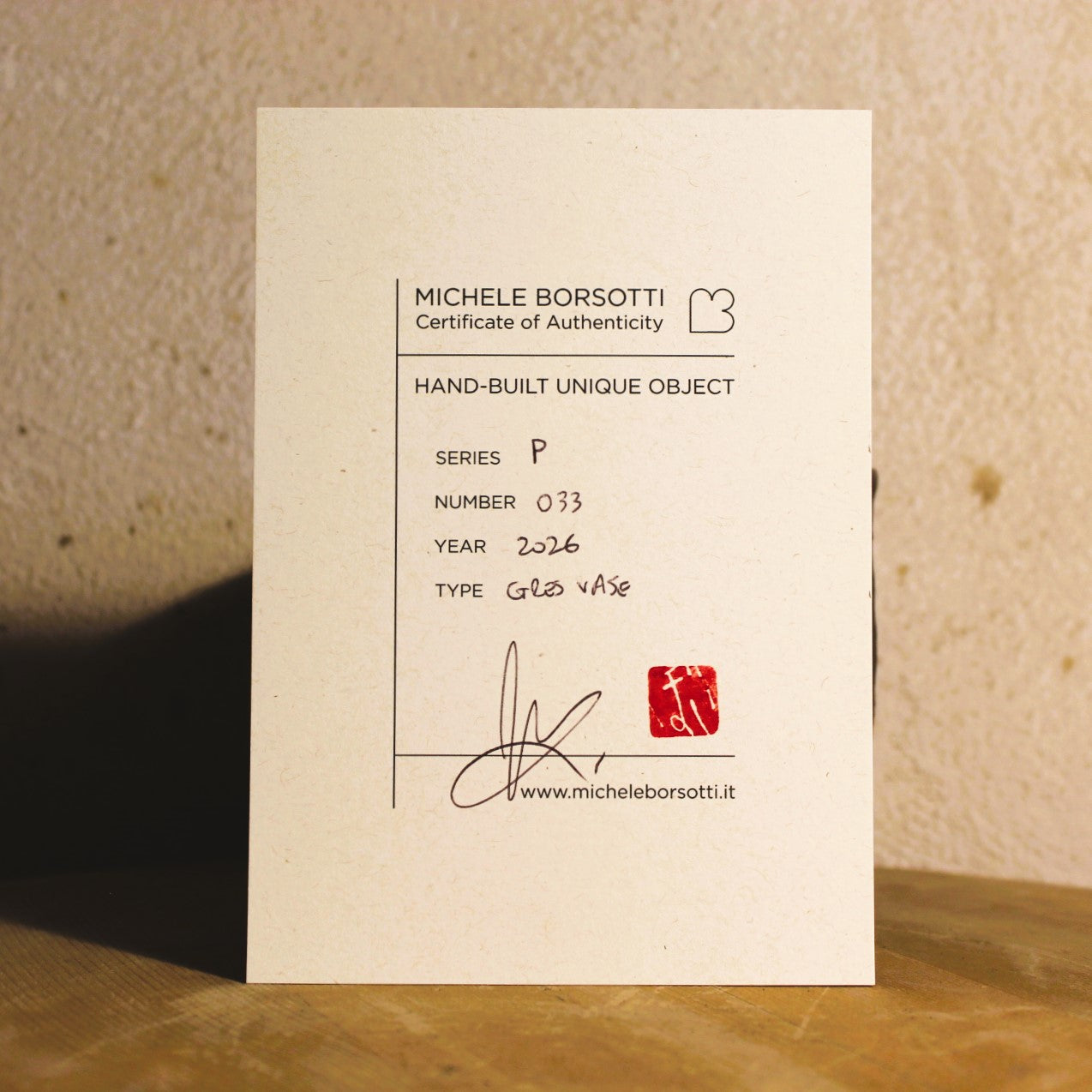 Vaso scultura P-033-26 / taglia S