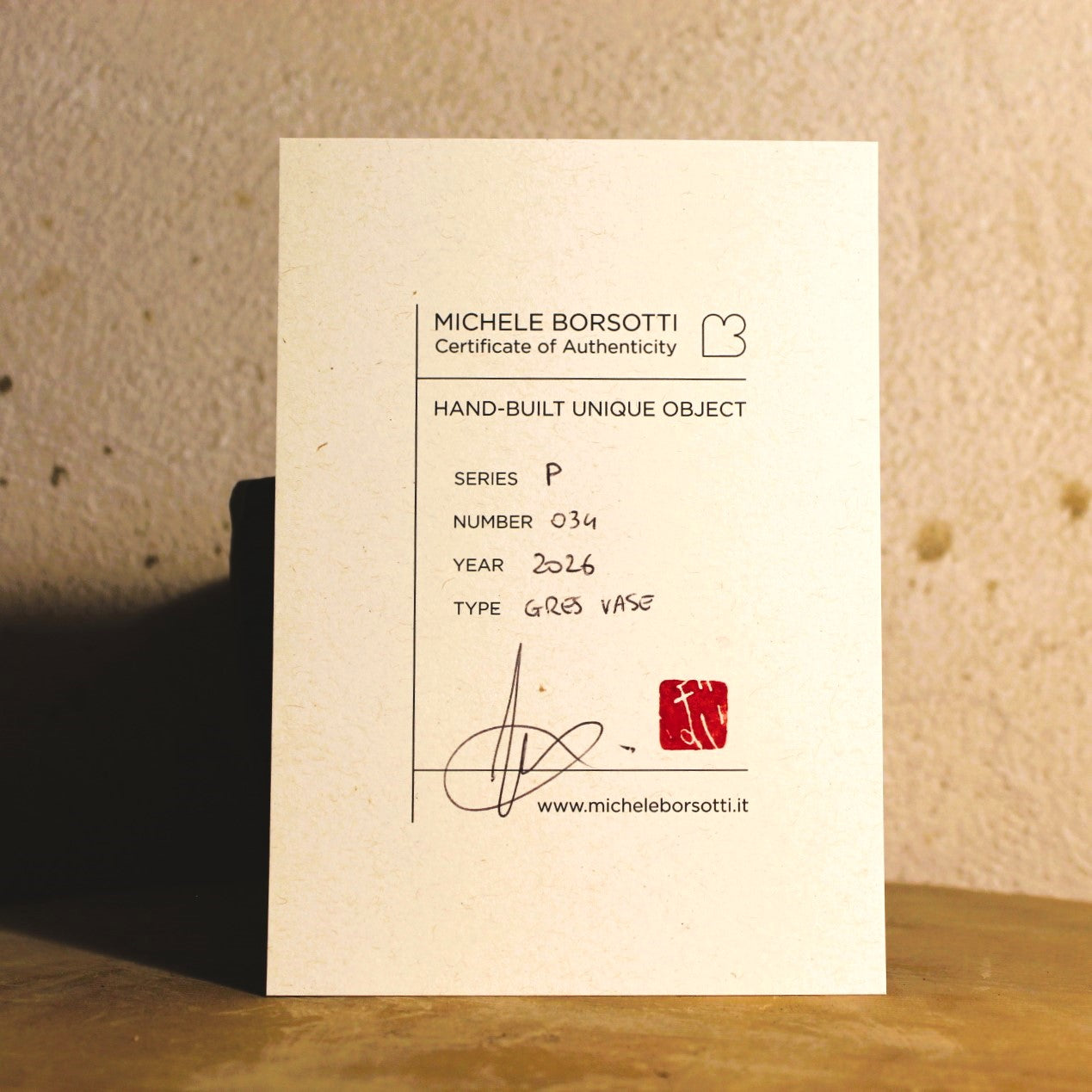 Vaso scultura P-034-26 / taglia S